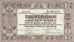 1 gulden zilverbon 1938 Hollandia Gyönyörű 2.