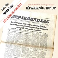 1988 február 20  /  NÉPSZABADSÁG  /  SZÜLETÉSNAPRA! Eredeti, régi ÚJSÁG Ssz.:  12898