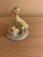 Aquincumi porcelán kacsa pár nipp
