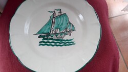 Olasz fajansz kínáló tál