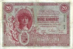 20 korona 1900 restaurált Ritka 2.