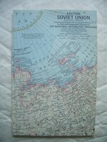 Eastern Soviet Union/Kelet-Szovjetunió National Geographic térkép