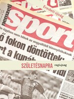 2012 március 20  /  Nemzeti SPORT  /  SZÜLETÉSNAPRA! RETRO, RÉGI EREDETI ÚJSÁG Ssz.:  10098