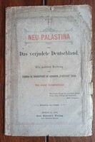RITKA!!!! Neu-Palästina oder: das verjudete Deutschland 1879 Berlin 52 p