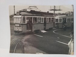 Régi fotó - 47-es villamos baleset után