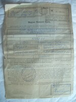 Magyar Nemzeti Bank kiviteli engedély 1965