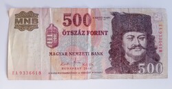 Magyarország 500 Forint bankjegy 2008