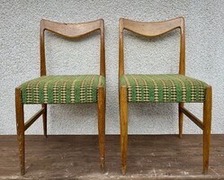 Skandináv Dán Stílusú Szék Székek Retro Mid Century 2 darab Vintage Étkezőszék Ebédlőszék