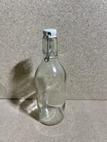 Régi német csatos üveg, palack. 4058