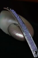Cango & Rinaldi Swarovski karkötő ezüst/lila tavaszi színek
