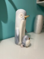 FIGYELEM! Ritka gyűjtői darab! Aquincum Ősz Szabó Antónia pingvin aquazur festéssel
