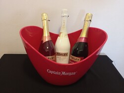 Captain Morgan piros pezsgő/bor hűtő jég vödör ital hűtő
