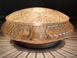 Glashütte Limburg  art deco mennyezeti lámpa  2 db.. ALKUDHATÓ