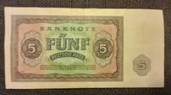 Német 5 Deutsch Mark 1948