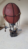 Steampunk hőlégballon,újrahasznosított anyagokból