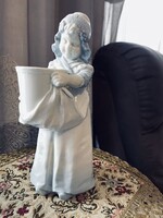 Antik Lichte  Heubach német porcelán kislány 1840-ből