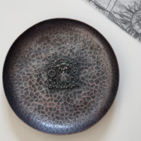 Vintage iparművészeti bronz/ réz tálka- 12 cm