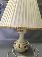 Zsolnay Butterfly Pattern Porcelain Table Lamp