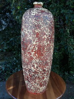 Retro Tófej óriás padlóváza, 59 cm