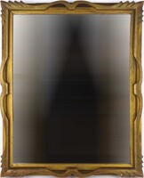 1U644 Old Gold-Carved Frame Wall Mirror 34.5 x 28 cm