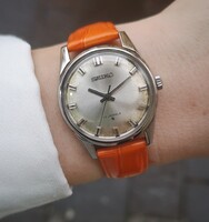 Seiko mechanikus karóra 1963 Január - Szervizelve, garanciával, Tiktakwatch szervizkártyával