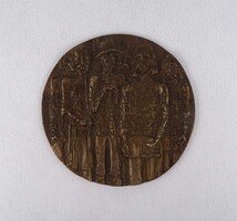 1U960 Régi jelzetlen Dózsa György emlékplakett 10 cm