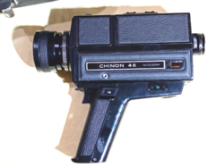 Kézi kamera tokkal Chinon 45 auto zoom 1974- retro