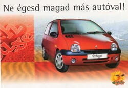 Képeslap:  Autók, Renault twingo.