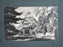 Képeslap,Leányfalu,MAHART üdülő látkép,részlet,1958-