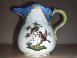 Antik herendi pikkelyes Rotschild mintás tejkiöntő