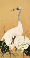 Ohara Koson Darvak japán fametszet reprodukció vászon nyomat vászonkép madár madarak