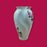 Aquincum porcelán váza virágmintás dekorral