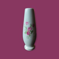 Aquincum porcelán váza virágmintás dekorral