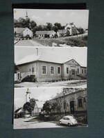 Képeslap,Kurd,mozaik,Templom,iskola,tanácsháza,művelődésiház,utca látkép,részlet, 1965-