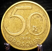 Ausztria 50 groschen, 1980 C01D5
