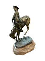 Bronz - Western Lovas- Frideric Remington
