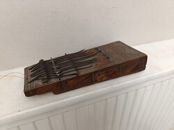 Antik afrikai pengetős húros lant hangszer kalimba 833 1675
