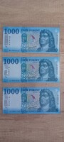 1000 Ft-os minta bankjegyek