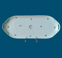 Herendi bécsi rózsás porcelán kínáló