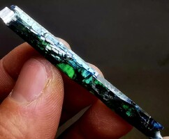 Vivianit rög 6,5 gr gr! Ritka, tiszta darab!! Braziliaból
