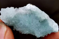 11,6 gr uv aktív ritka kek aragonit asvanyi minta Kínaból/Yunnan