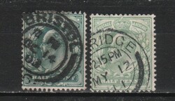 Anglia 1761 Mi 102, 103      0,90 Euró
