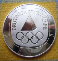 Kiváló UNC PP állapotú ezüstözött sport Emlékérmék Német Spothilfe 1997 Bayern M.