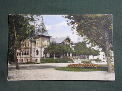 Képeslap,Keszthely,Hullám szálló látkép,részlet,Monostory Bp. kiadás,1928-