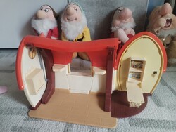 Hófehérke és 7 törpe háza+törpök