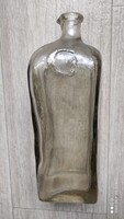 1930 - '40 es évek GEHA antik üveg tinta palack tinta kiöntő tintatartó jelzett eredeti