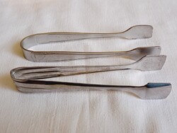 Mokkás cukorcsipesz cukorfogó csipesz INOX retro 2db egyben