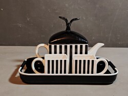 Art deco kávés szett készlet ALKUDHATÓ