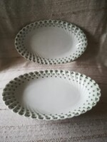 Francia /Limoges/ porcelán virslis tál