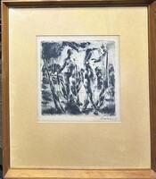 Aba Novák Vilmos (1894-1941) Fürdőző aktok